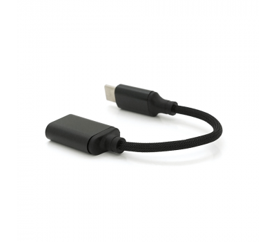 Перехідник KIN KY-242 USB2.0(AF) OTG - Type-C(M), 0.15m, Black, Box