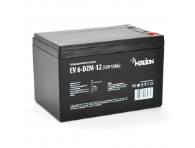 Тяговая аккумуляторная батарея Merlion EV 6-DZM-12, 12V 12Ah M5 (151*98*95 (100)),4.0 kg Q3 - Тяговые аккумуляторы/ мотоаккумуляторы 6/12 V