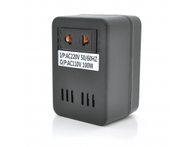 Трансформатор понижающего напряжения 100W Input 220 V/Output 110V, + универсальная розетка - Преобразователи напряжения 220V => 110V