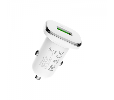 Набор BOROFONE BZ12A АЗУ 1xUSB+ кабель Type-C, QC 3.0A, 1м, White, Box