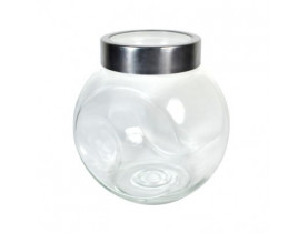 Ємність скляна для зберігання з кришкою V 0,45 л (набір 3 шт) / Кухонне начиння та аксесуари