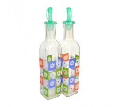 Пляшки скляні для олії та оцту з гейзерною пробкою V 300 мл ( 2 шт )