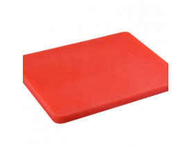 Доска разделочная пластиковая красная 44 х 30 х 5 см (шт) - Доски разделочные