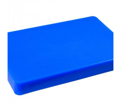 Доска разделочная пластиковая синяя 44 х 30 х 5 см (шт)