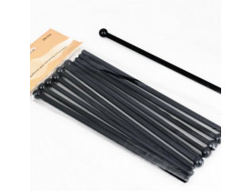 Палочка пластиковая для смешивания с шариком черного цвета L 20 см (12 шт) - Расходные материалы