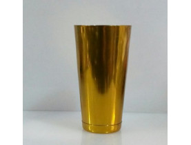 Шейкер &quot;Бостон&quot; нержавіючий золотого кольору V 0,75 л H 17 см (шт) / Для приготування та подачі напоїв