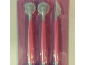 Ножи для мастики пластиковые (набор 3 шт) - Кондитерские инструменты