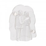 Форма поликарбонатная для шоколада 3D "Невеста и невеста" 10 х 5 х 13 см (шт)