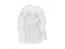 Форма поликарбонатная для шоколада 3D &quot;Невеста и невеста&quot; 10 х 5 х 13 см (шт) - Empire