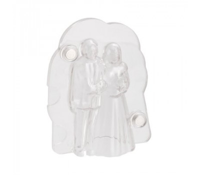 Форма поликарбонатная для шоколада 3D "Невеста и невеста" 10 х 5 х 13 см (шт)