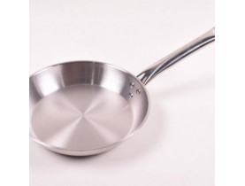 Сковорода профессиональная из нержавеющей трехслойной стали Ø 26 см (шт) - Кухонный инвентарь