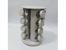 Органайзер для спецій нержавіюча сталь на 16 скляних ємностей Н 27 см ( шт ) / Organizers