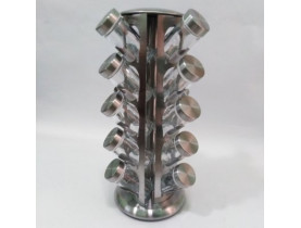 Органайзер для спецій нержавіюча сталь на 20 скляних ємностей Н 38 см ( шт ) / Organizers