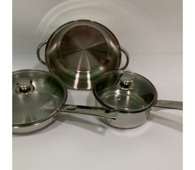 Набор посуды из нержавеющей стали (шт)