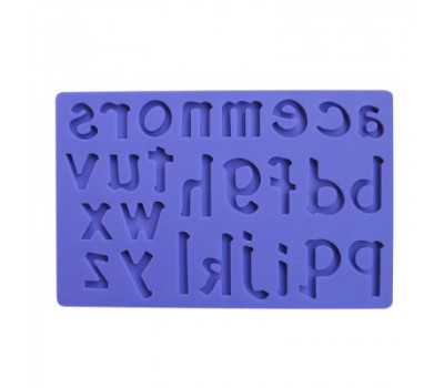 Молд силиконовый "Латинские буквы" 20 х 12 см (шт)