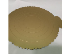 Подкладка под торт золотая круглая Ø 26 см (шт) - Подкладка под торт