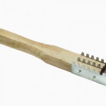 Рибочистка з дерев'яною ручкою L 22 см (шт)