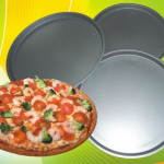 Форма антипригарная круглая для пиццы Ø 31\29\26 Н 2 см (набор 3 шт)