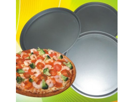 Форма антипригарна кругла для піци Ø 31 \ 29 \ 26 Н 2 см (набір 3 шт) / Металеві форми для випічки