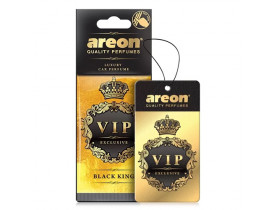 Освежитель воздуха AREON сухой листик VIP Black King (VIP02) - Освежители  AREON
