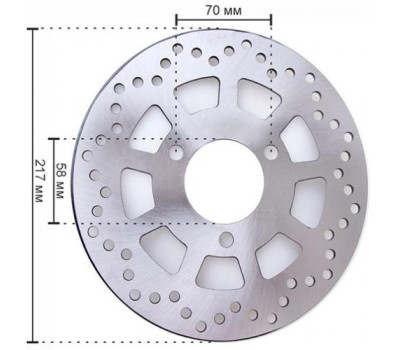 Тормозной диск для електроскутера r804-m20/m21 (r804-m20/m21)
