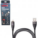 Кабель магнитный VOIN USB - Micro USB 3А, 1m, black (быстрая зарядка/передача данных) (VC-6101M BK)
