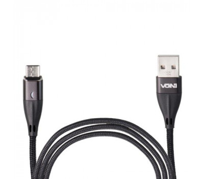 Кабель магнитный VOIN USB - Type C 3А, 2m, black (быстрая зарядка/передача данных) (VP-6102C BK)