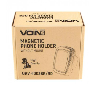 Утримувач мобільного телефону VOIN UHV-4003BK/RD магнітний без кронштейна (UHV-4003BK/RD)