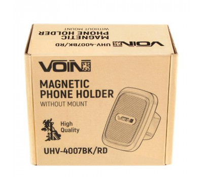 Держатель мобильного телефона VOIN UHV-4007BK/RD магнитный без кронштейна (UHV-4007BK/RD)