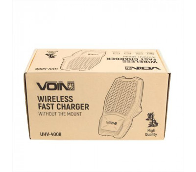 Тримач мобільного телефону VOIN UHV-4008 магнітний з бездротовою зарядкою без кронштейна (UHV-4008)