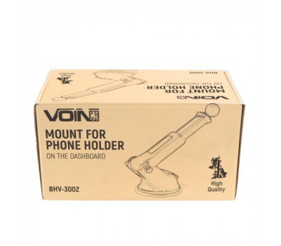 Кронштейн для тримача мобільного телефону VOIN BHV-3002, на присосці, ніжка телескопічна (BHV-3002)
