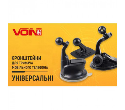 Кронштейн для тримача мобільного телефону VOIN BHV-3004, на присосці, гнучка ніжка (BHV-3004)