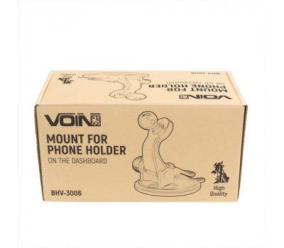 Кронштейн для утримувача мобільного телефону VOIN BHV-3006, на присосці (BHV-3006)