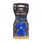 Освежитель воздуха  REAL FRESH OK ! MAN Premium Gold Amber (5526)