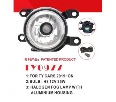 Фары доп.модель Toyota Cars 2019-/TY-0977/H8-12V35W/эл.проводка (TY-0977)