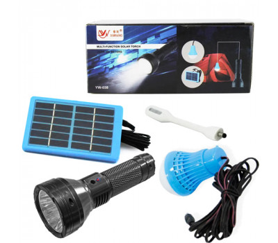 Фонарь YW-038-3W, 1 лампа 3W, гибкая Led лампа, Li-Ion акум. , солнечная батарея, Box (YW-038-3W)