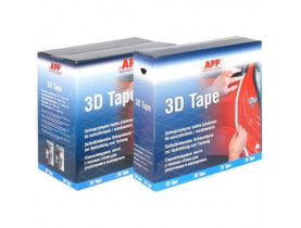 APP Самоклеящийся уплотнительный валик 3D Tape 13мм*20м, белый (070351) - Расходники для малярных работ