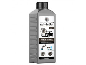 Кондиционер для резины и пластика "BLACK RUBBER" с эффектом глянца Polychrom 2020 1л (концентрат) (6698) - Очистители кузова авто