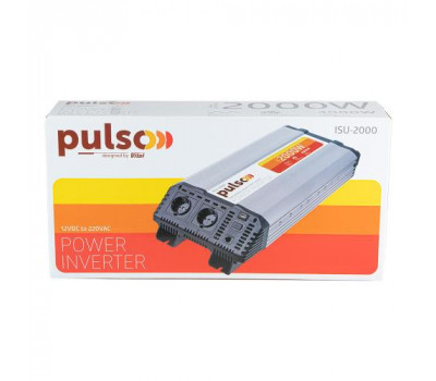 Преобраз. напряжения PULSO/ISU-2000/12V-220V/2000W/USB-5VDC2.0A/син.волна/клеммы (ISU-2000)