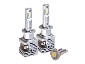 Набор Лампа PULSO/габаритная/LED T10/1SMD-5050/12v/0.5w/12lm White (Набор автоламп 1) / Лампи LED