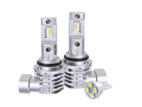 Набор Лампы PULSO M4-HB4 9006/LED-chips CREE/9-32v/2x25w/4500Lm/6000K + Подарок (Набор автоламп 7) / Лампи головного світла