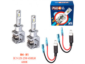 Лампи PULSO M4-H1/LED-chips CREE/9-32v/2x25w/4500Lm/6000K (M4-H1) / Лампи головного світла