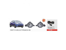 Фари додаткової моделі Toyota C-HR 2018-/USA TYPE/TY-106/H11-12V55W/ел.проводка (TY-106) / Оптика модельна