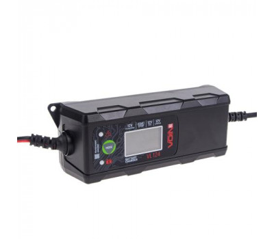 Зарядний пристрій VOIN VL-124 12V/4A/3-120AHR/LCD/Імпульсний (VL-124)