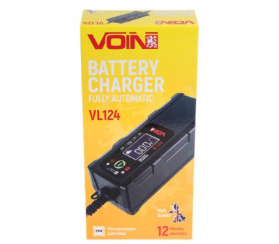 Зарядное устройство для VOIN VL-124 12V/4A/3-120AHR/LCD/Импульсное (VL-124)