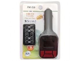 Модулятор FM 6в1 i16 12-24v Bluetooth (FM i16) - Модуляторы