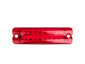 Повторитель габарита (палец двойной) 18 LED 12/24V красный 20*100*10мм (TH-182-red) / Додаткові стопи