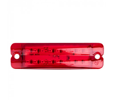 Повторитель габарита (палец двойной) 18 LED 12/24V красный 20*100*10мм (TH-182-red)