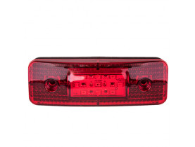 Повторювач габариту (овал) 9 LED 12/24V червоний (TH-930-red) / СВІТЛО