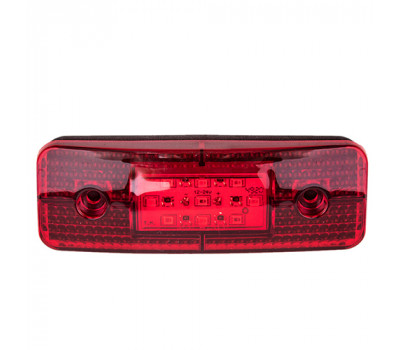 Повторювач габариту (овал) 9 LED 12/24V червоний (TH-930-red)
